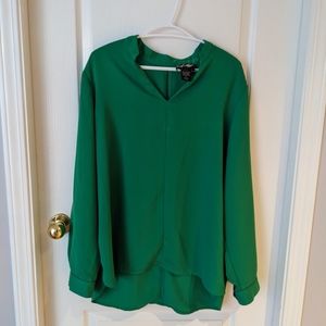 Green Lord & Taylor blouse